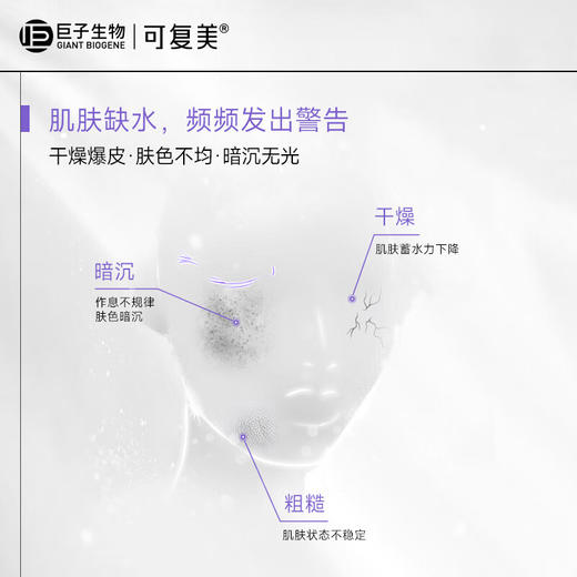 【可复美吨吨乳】可复美透明质酸钠藻萃盈润保湿精华乳80ml/瓶 商品图3