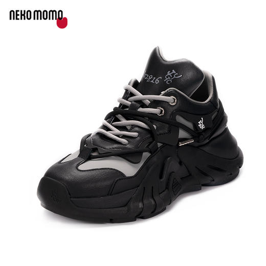 nekomomo2023年春季新款商场同款牛皮厚底防滑老爹鞋运动鞋潮鞋女M22CM37311 商品图1