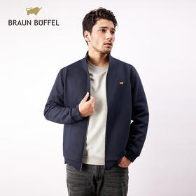 布兰施春夏男士休闲立领卫衣夹克