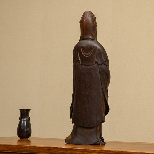 清 红木如意观音像 商品图1