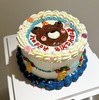 可爱小熊手绘生日蛋糕（动物奶油） 商品缩略图0
