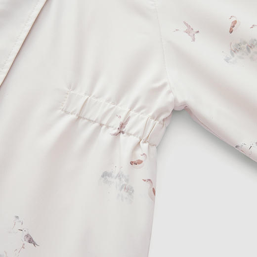 英氏-童衣类（春）H4英梭短帽外套 植物茶色 商品图4