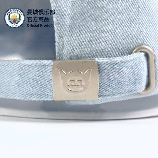 曼城俱乐部官方商品 | 新版时尚水洗浅蓝牛仔破洞棒球帽球迷用品 商品图2