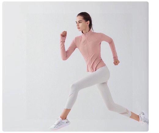 点此购买 lulu露露女士修身运动拉链外套上衣 LL283851 商品图2