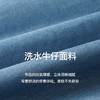 OLrain欧芮儿牛仔连衣裙女春季2024年新款方领泡泡袖设计感裙子 商品缩略图2