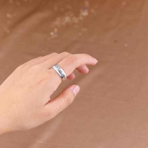 【梵文】足银复古可调节戒指【SCH-SY23541】 商品图3