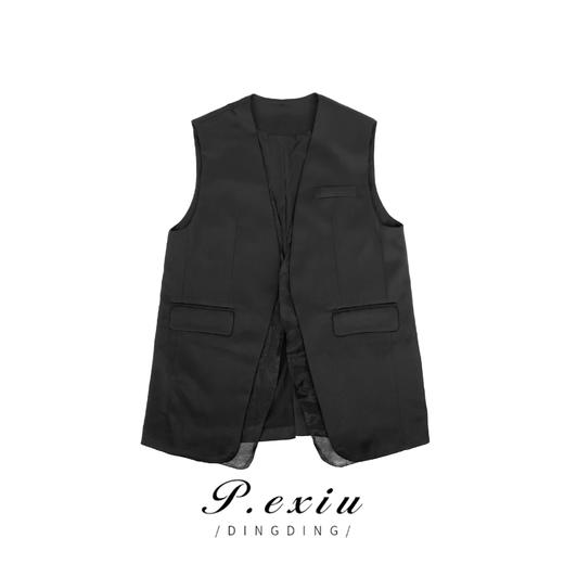 04-2潘依绣丁丁宠粉PanYiXiu/潘依绣【轻奢质感】韩版洋气减龄气质无袖马甲 MY23001 商品图0