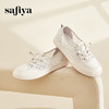 Safiya/索菲娅2024春夏浅口一脚蹬百搭休闲蕾丝网面小白鞋 SF41112107 商品缩略图1