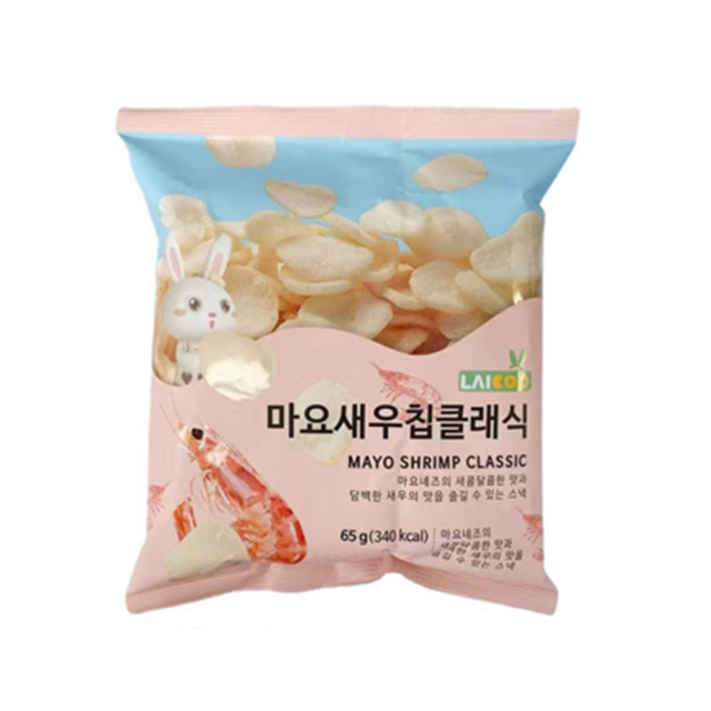 韩国涞可蒜香味鲜虾片65g