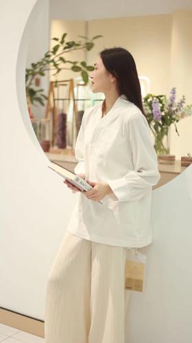 【抖音专属】【和光同尘】V领小衫（24708269山矾）