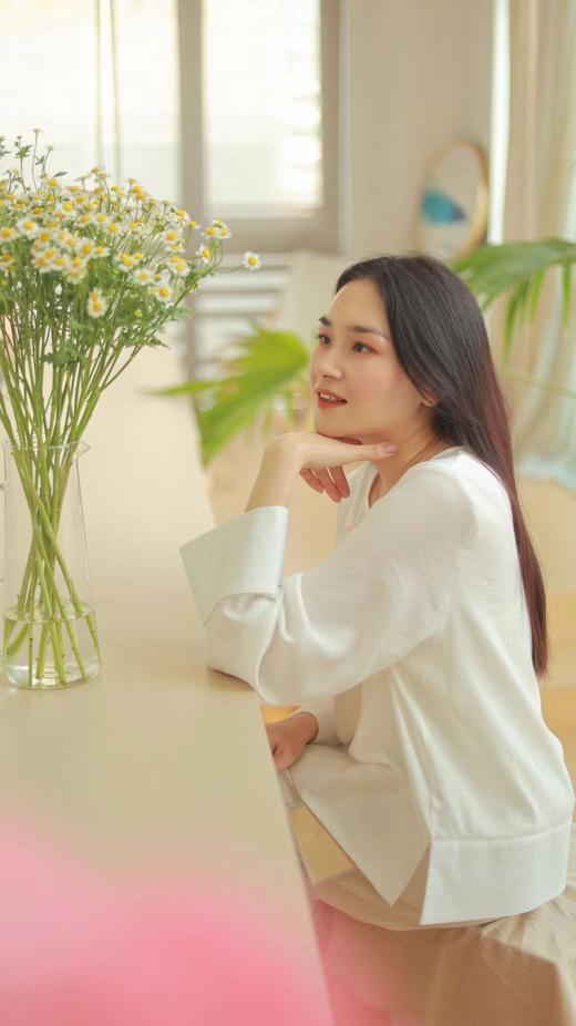 【抖音专属】圆领小衫（24708267-山矾） 商品图1