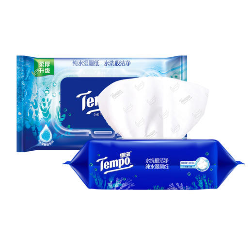 【FL满减专区】Tempo得宝 
纯水湿厕纸80片/包 净享清爽洁净FL/ 厕用湿巾 商品图8
