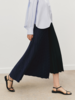 条纹设计感不对称拼接压褶半裙 FB5021244 商品缩略图1