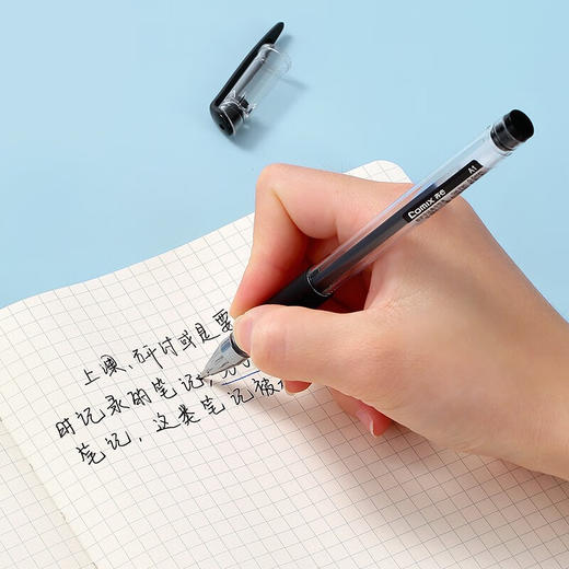 A1软护手拔帽中性笔/12支/盒 商品图2