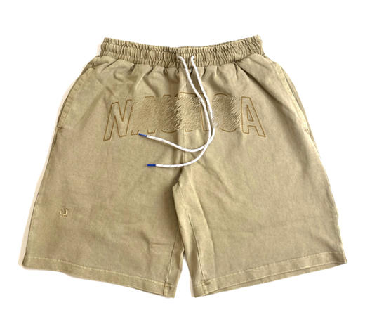 帆船 春夏 纯色刺绣大字母水洗做旧 休闲宽松短裤/中裤/五分裤 男女同款 NT-2689 商品图10