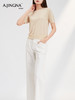 【轻简色系】阿菁娜多色法式温婉时尚毛针织短袖F29C302009 商品缩略图7