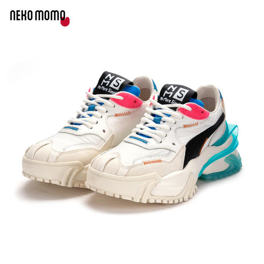 nekomomo2023年春季新款商场同款彩色牛皮厚底增高运动鞋老爹鞋M21AM12911女 商品图1