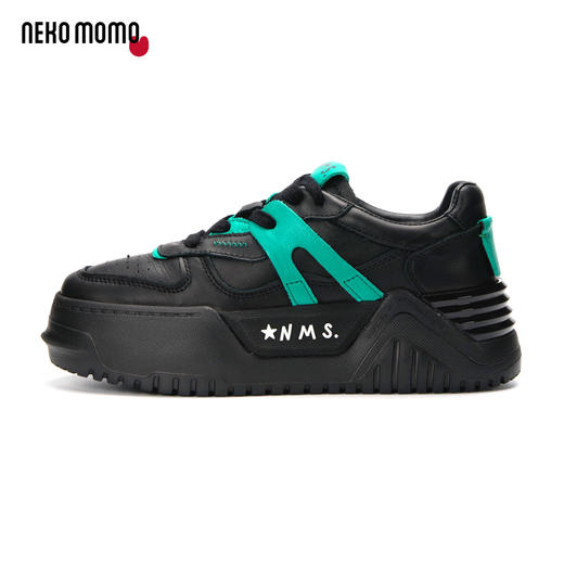 nekomomo2023年春季新款商场同款系带超轻厚底休闲板鞋女小白鞋女M21CM35961 商品图1