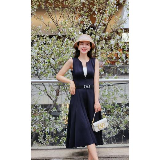 【破价】N°28小个子版【郁金香裙】收腰无袖V领连衣裙9A21L007 商品图2