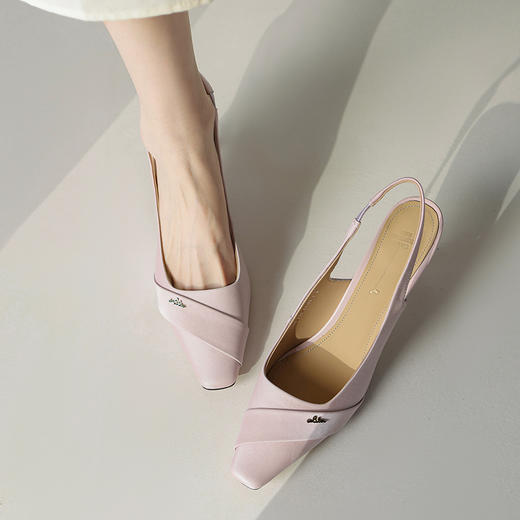 【预售5天】优雅尖头，里外全皮后空高跟鞋HCYYHD&5209 商品图7