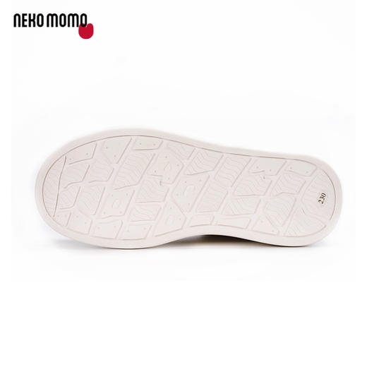 nekomomo2023年春季新款商场同款牛皮超轻厚底休闲板鞋小白鞋女M22CM37341 商品图3