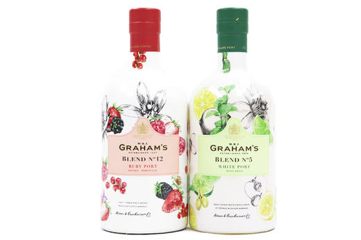 葡萄牙杜羅河葛拉漢 "Blend No. 5" 白波特酒 "Blend No. 12" 紅寶石波特酒套裝（2瓶裝） 商品图0