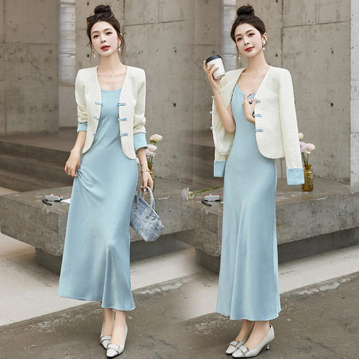 气高雅气质，新中式洋舒适两件套HR-MY8858 商品图0