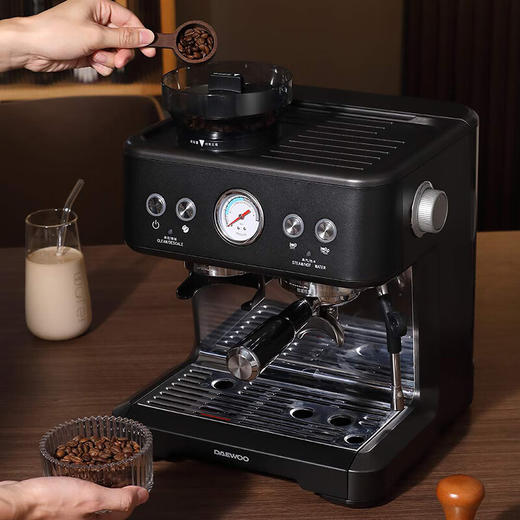 大宇研磨一体式小型半自动咖啡机DY-KF22C
 商品图7