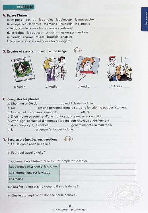 预售 【中商原版】法语基础词汇 B1 法文原版 Vocabulaire essentiel du francais B1 Collectif 法语单项提高 法文工具书 商品图6