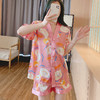 【新款大码睡衣，清凉舒适必备！】睡衣女2024新款夏天冰丝，爆款大码短袖开衫ins家居服，夏日居家不二之选-lm！ 商品缩略图8