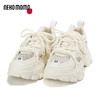 nekomomo2023夏季薄款牛皮网面镂空透气厚底增高运动休闲老爹鞋M22AM11411女 商品缩略图0