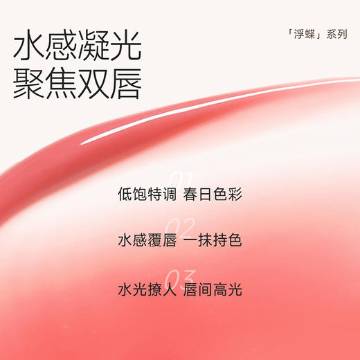 【有赞分销】菲鹿儿浮蝶水光镜面唇釉保湿滋润唇蜜玻璃唇彩女口红 商品图1