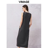 VIMAGE纬漫纪夏季新款时尚通勤无袖显瘦连衣裙V2107723 商品缩略图4
