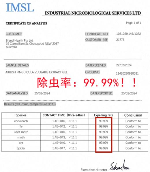 【长效守护100天 ！】AIRUSH除虫胶饵 |  澳洲进口国际害虫防治协会指定，澳美欧除虫机构专用 10g/支 商品图1