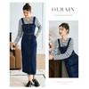 OLrain欧芮儿牛仔连衣裙女春季2024年新款复古减龄收腰气质背带裙 商品缩略图1