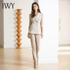 IWY/高级感缎面西装套装女七分袖职业装新中式提花西服正装CP1969 商品缩略图2
