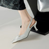【预售5天】优雅尖头，里外全皮后空高跟鞋HCYYHD&5209 商品缩略图1