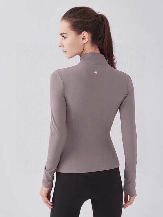 点此购买 lulu露露女士修身运动拉链外套上衣 LL283851 商品图6