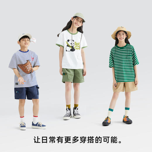 森林棠24夏款儿童运动宽松工装机能短裤41062404 商品图3