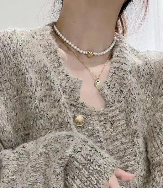 现货 THS 3.30-无 香家爱心珍珠系列饰品 项链 手链系列饰品 5款 CU1162 商品图1