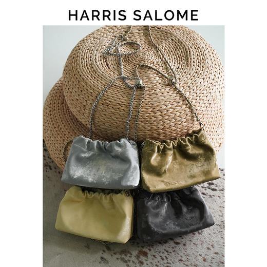 Harris Salome牛皮金链云朵包 商品图1