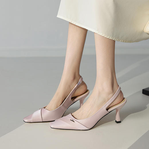 【预售5天】优雅尖头，里外全皮后空高跟鞋HCYYHD&5209 商品图8