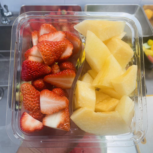 【双拼】草莓+哈密瓜400g 商品图0