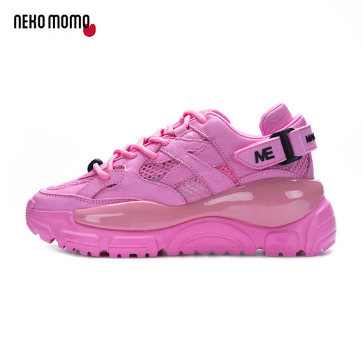 nekomomo2023年夏季新款商场同款牛皮网面超轻厚底运动鞋老爹鞋M21CM34661女 商品图1