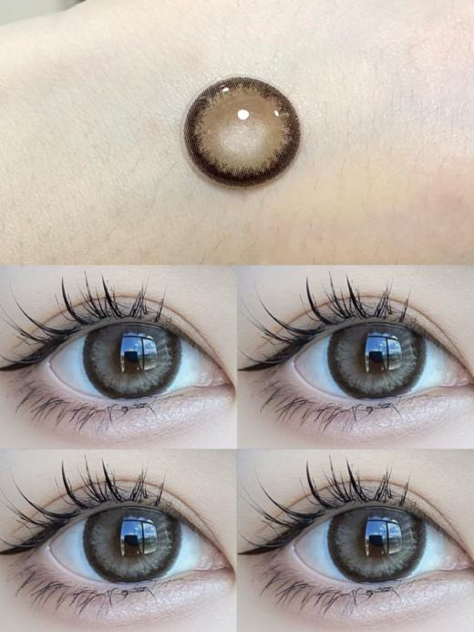 clairecolor 日抛 大魔王棕 14.4/14.0 大直径亚裔芭比感 一盒一个度数 日抛无售后 迅猛龙同款 商品图0