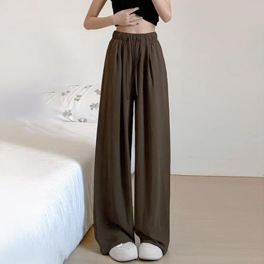 🔺【茧墨冰氧禅意皱皱山本阔腿裤MS5565】🔅1、显瘦版型+藏肉立体剪裁，消化各种腿型！🌷 2、垂顺冰感面料，透气丝滑不粘身，✅清凉过夏天 商品图3