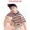 【T恤】童装精梳棉舒适亲肤撞色条纹T恤 1N2341202 商品缩略图3