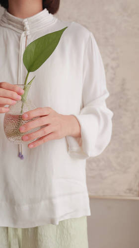 【抖音专属】【和光同尘】立领小衫（24708271山矾）