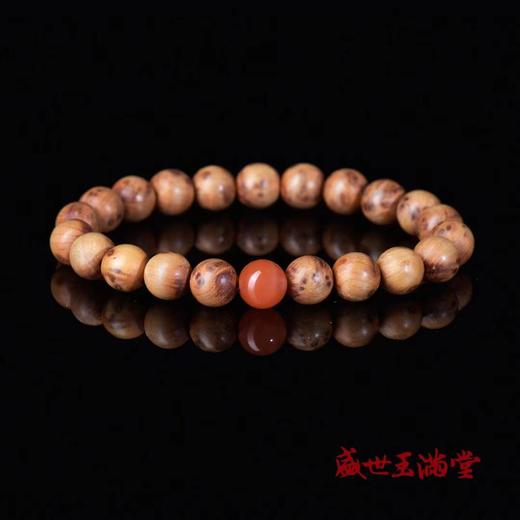 南一楼盛世玉满堂崖柏手串 商品图0