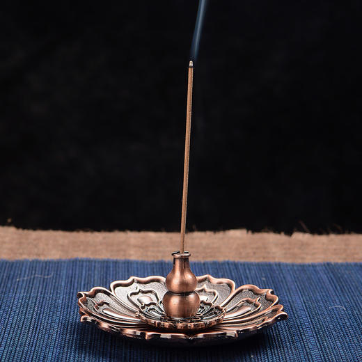 迦印堂丨莲台香座小巧香炉 商品图1